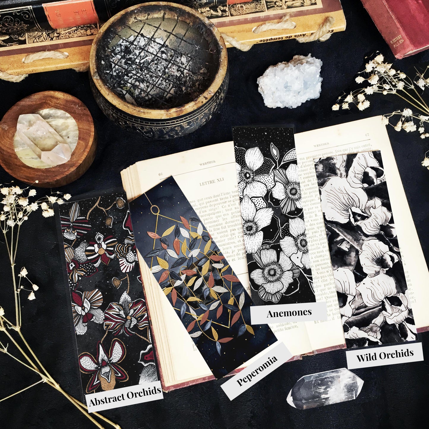 Marque Pages Botaniques Witchy I