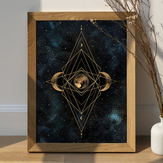 Affiche de Symbole Spirituel LUNAR SPELL