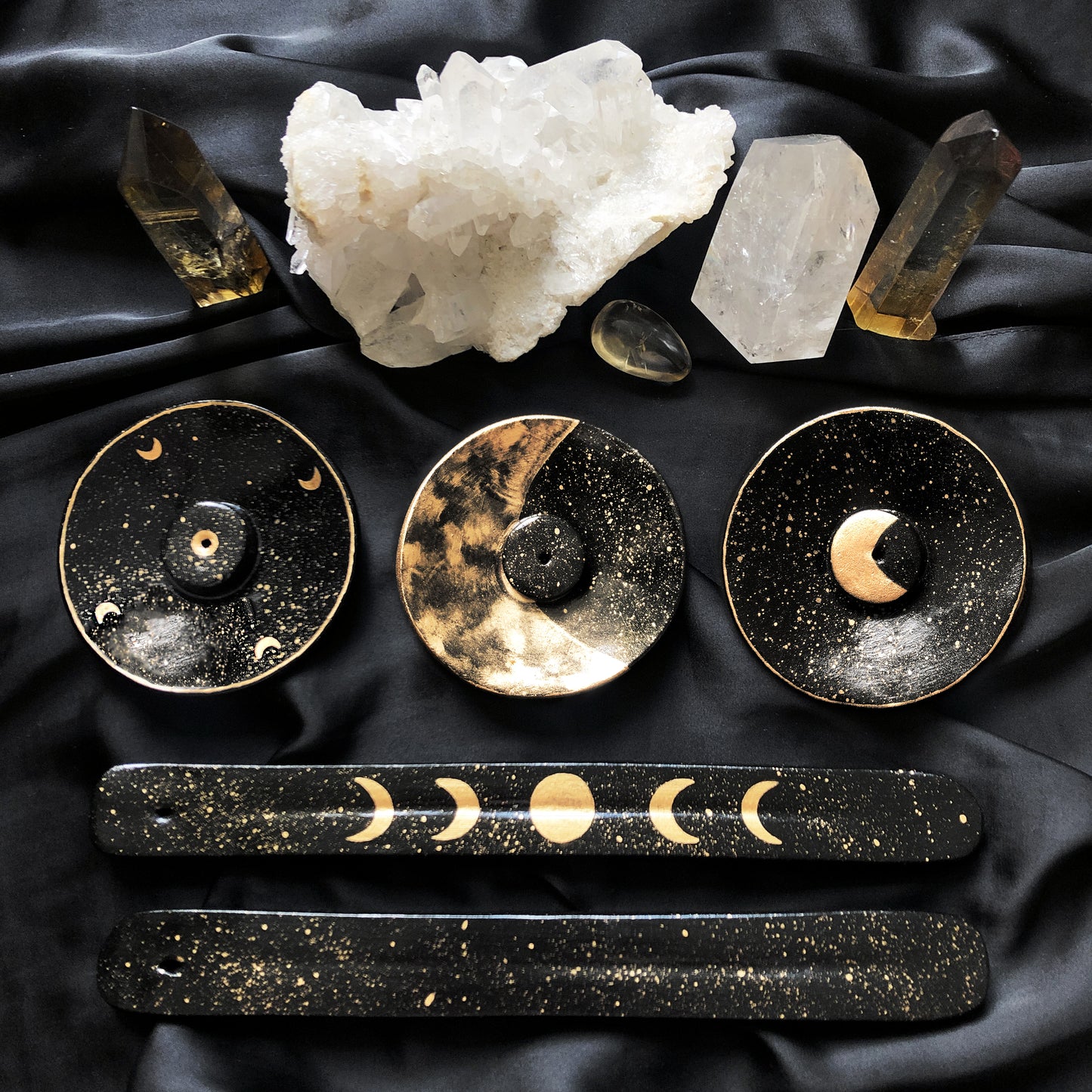 Porte-Encens Célestes Lune et Etoiles