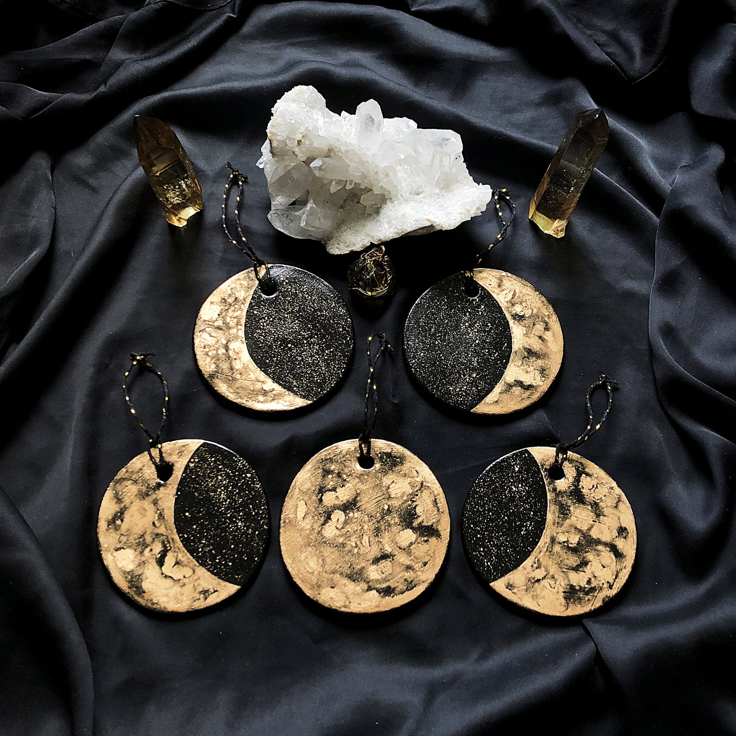 Ornements Phases de la Lune, Déorations murales Noël