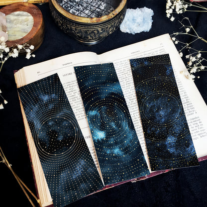 Marque Pages Lunes et Cosmos, Papèterie Céleste