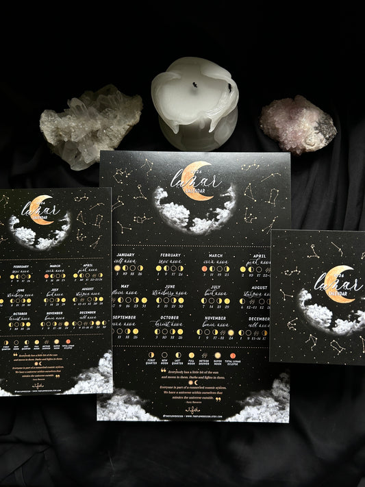 2026 Moon Calendar, Lunar Calendar 2026