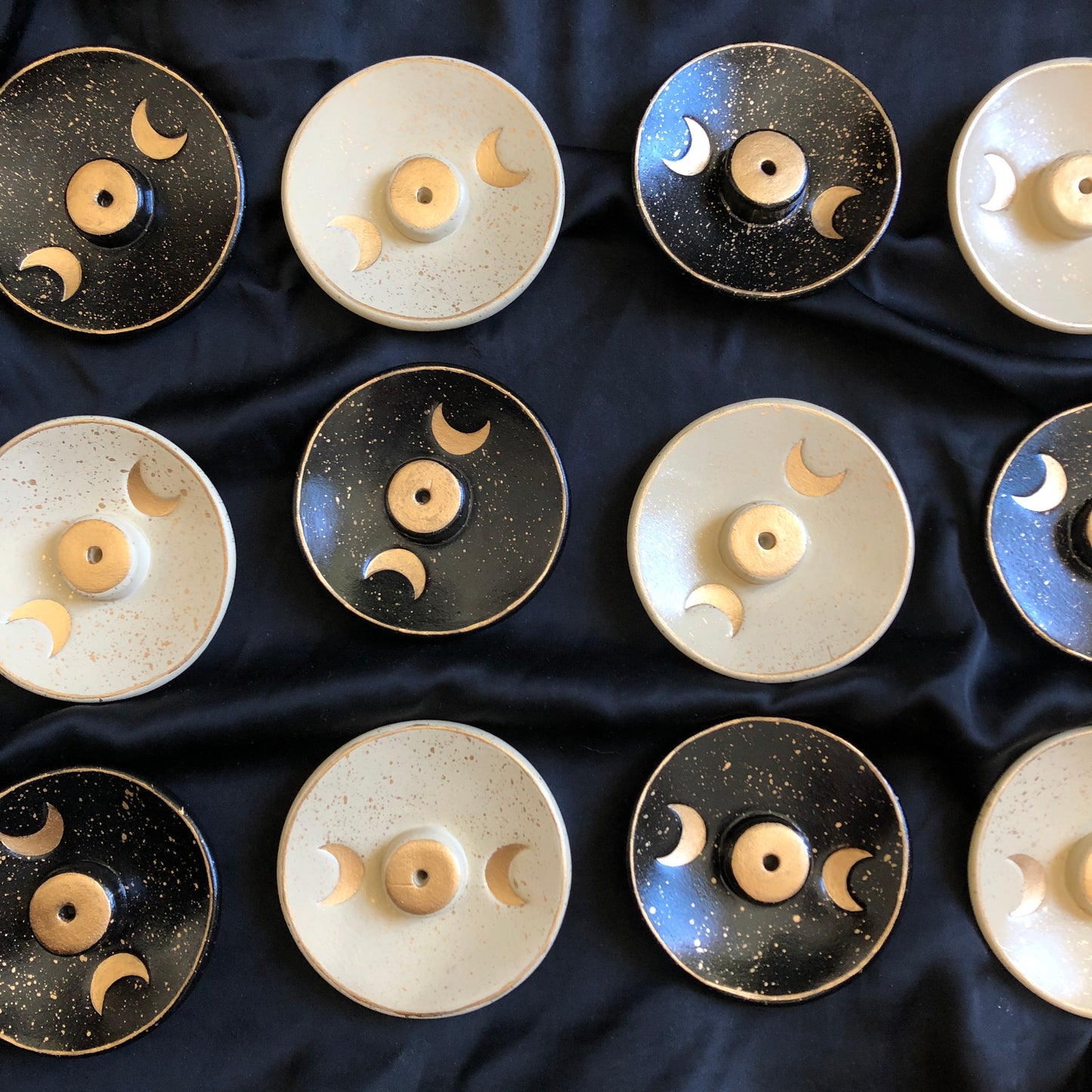 Porte encens Triple Lunes et Etoiles