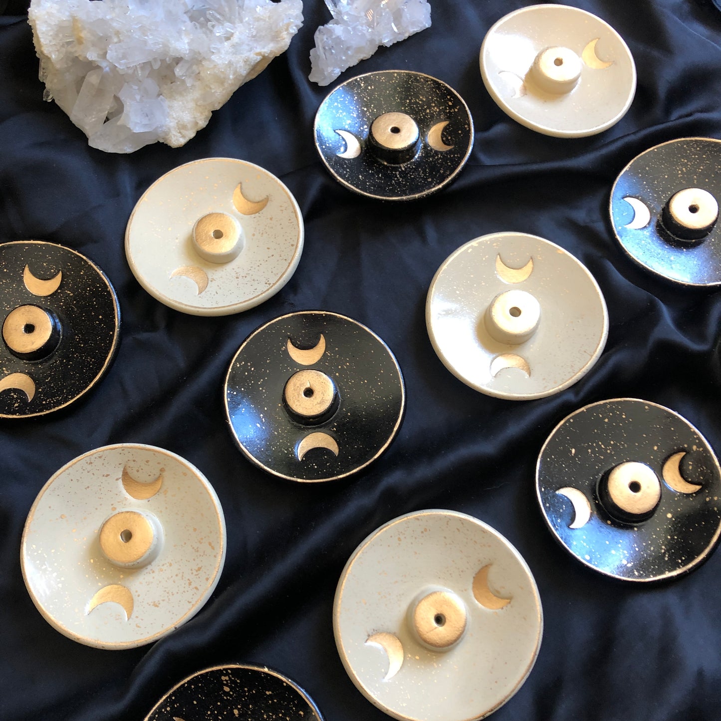 Porte encens Triple Lunes et Etoiles