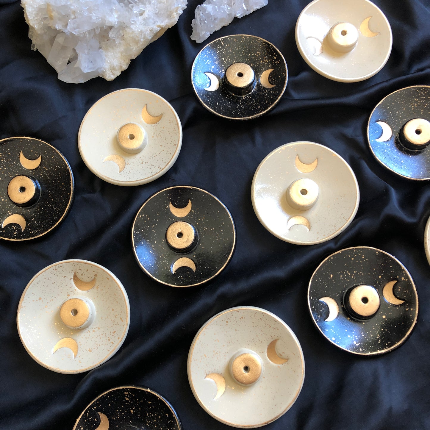 Porte encens Triple Lunes et Etoiles