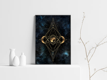 Affiche de Symbole Spirituel LUNAR SPELL