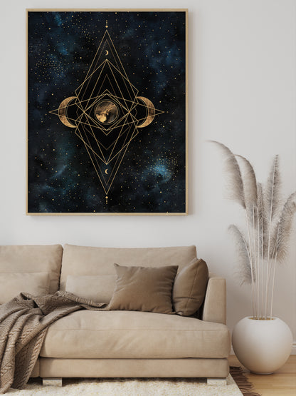 Affiche de Symbole Spirituel LUNAR SPELL