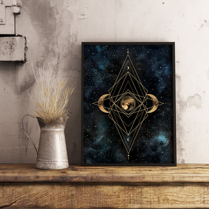 Affiche de Symbole Spirituel LUNAR SPELL