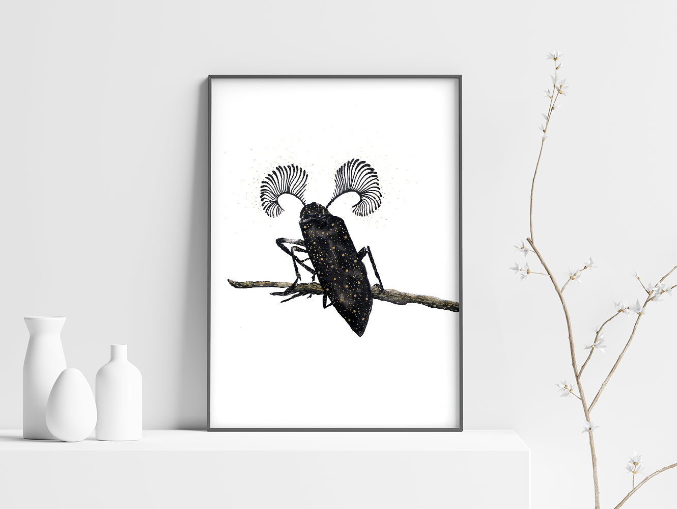 Affiche de Scarabée, Art Mural Insecte