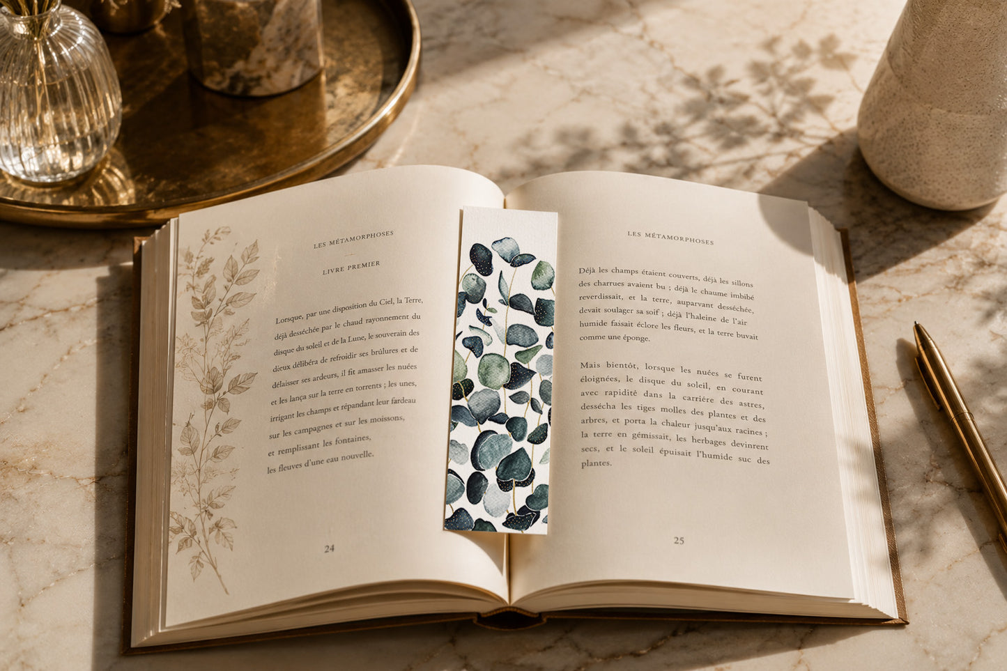 Marque Pages Floraux et Botaniques