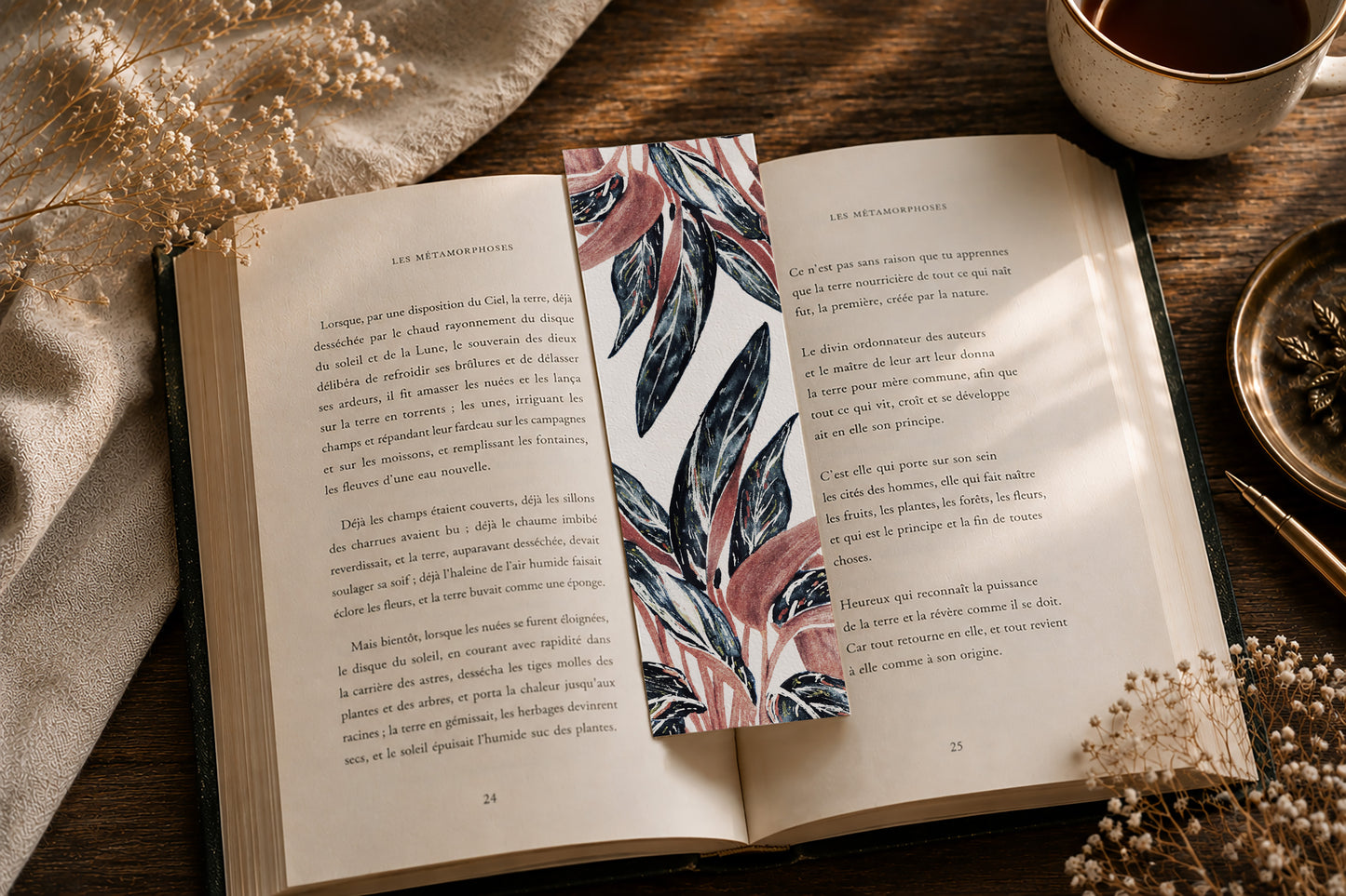 Marque Pages Floraux et Botaniques