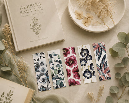 Marque Pages Floraux et Botaniques