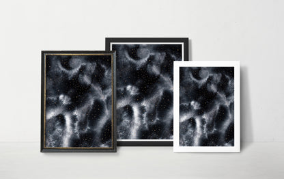 Affiche Céleste, Art abstraite Espace I