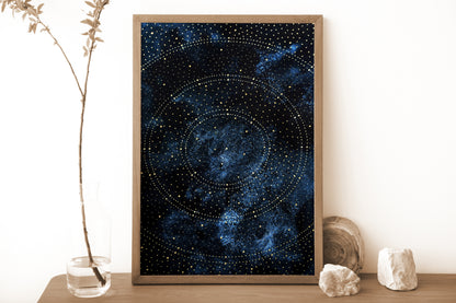 Affiche de Cosmos III, Illustration Céleste