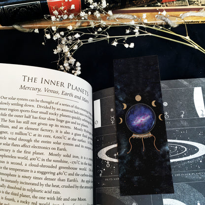 Marque Pages Célestes et witchy, Lunes Soleil Boule cristal