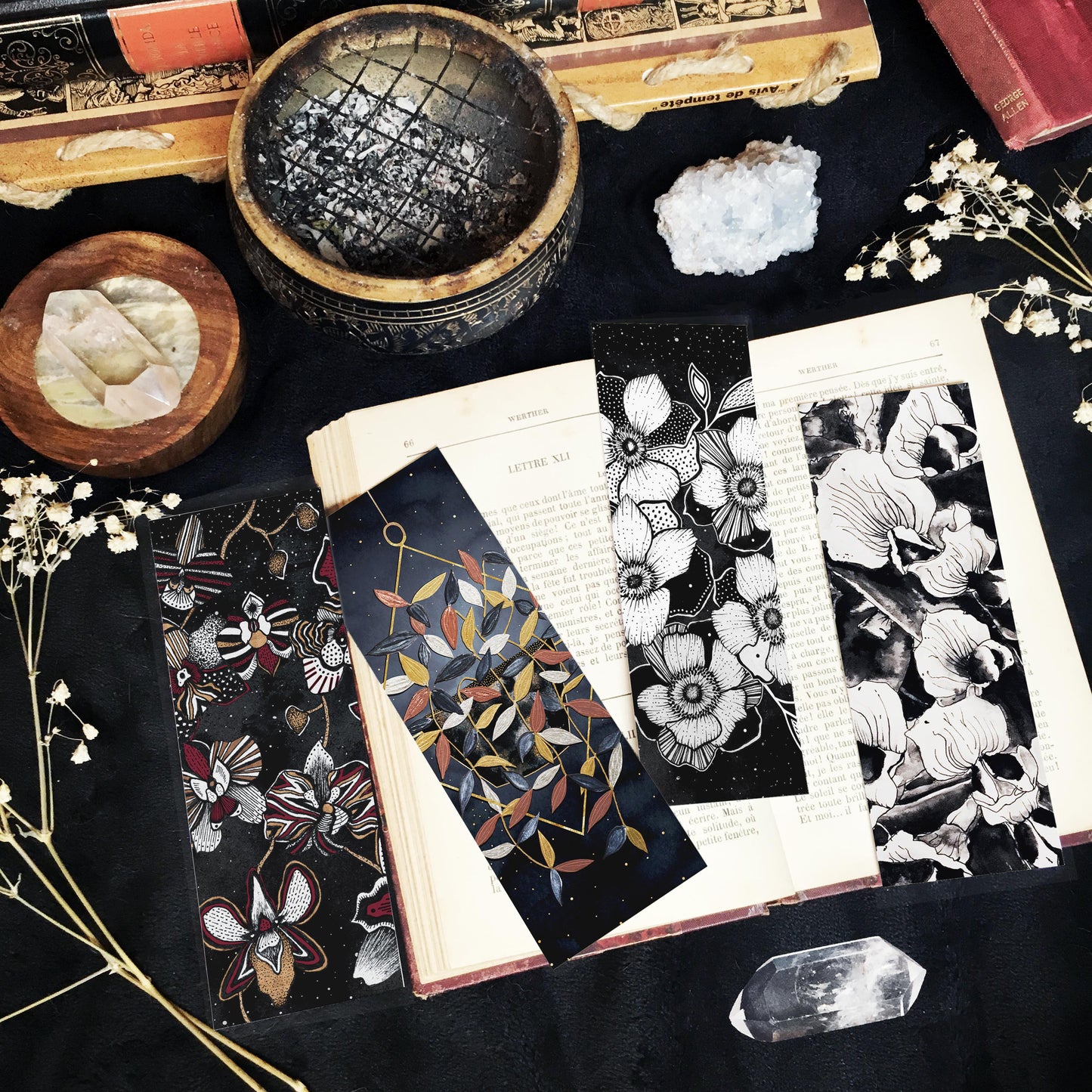 Marque Pages Botaniques Witchy I