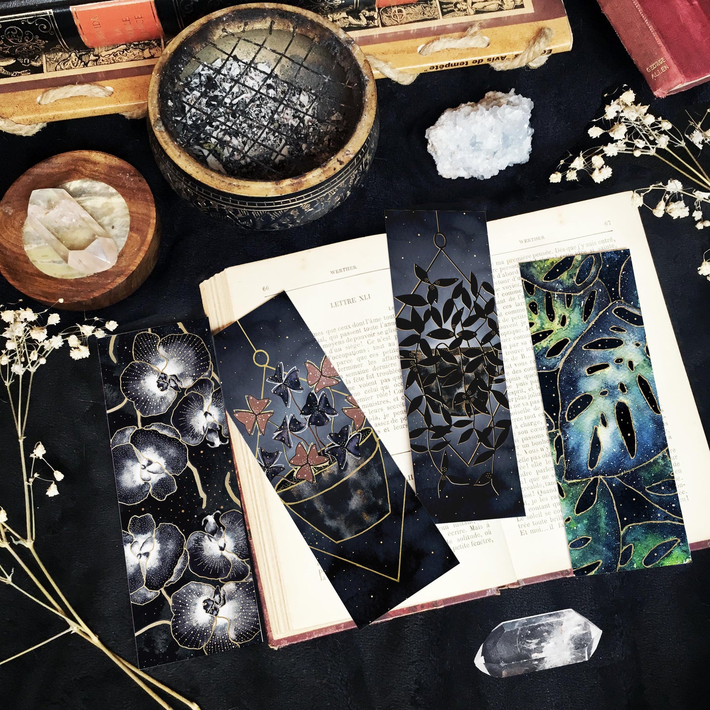 Marque Pages botaniques et floraux witchy II
