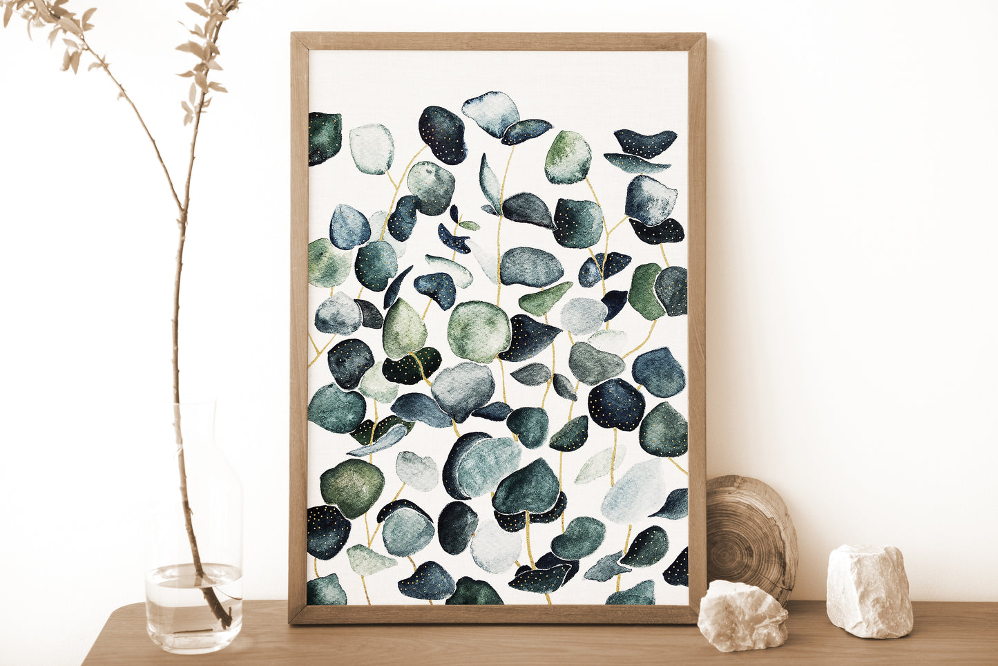 Affiche de plantes Eucalyptus, illustration botanique
