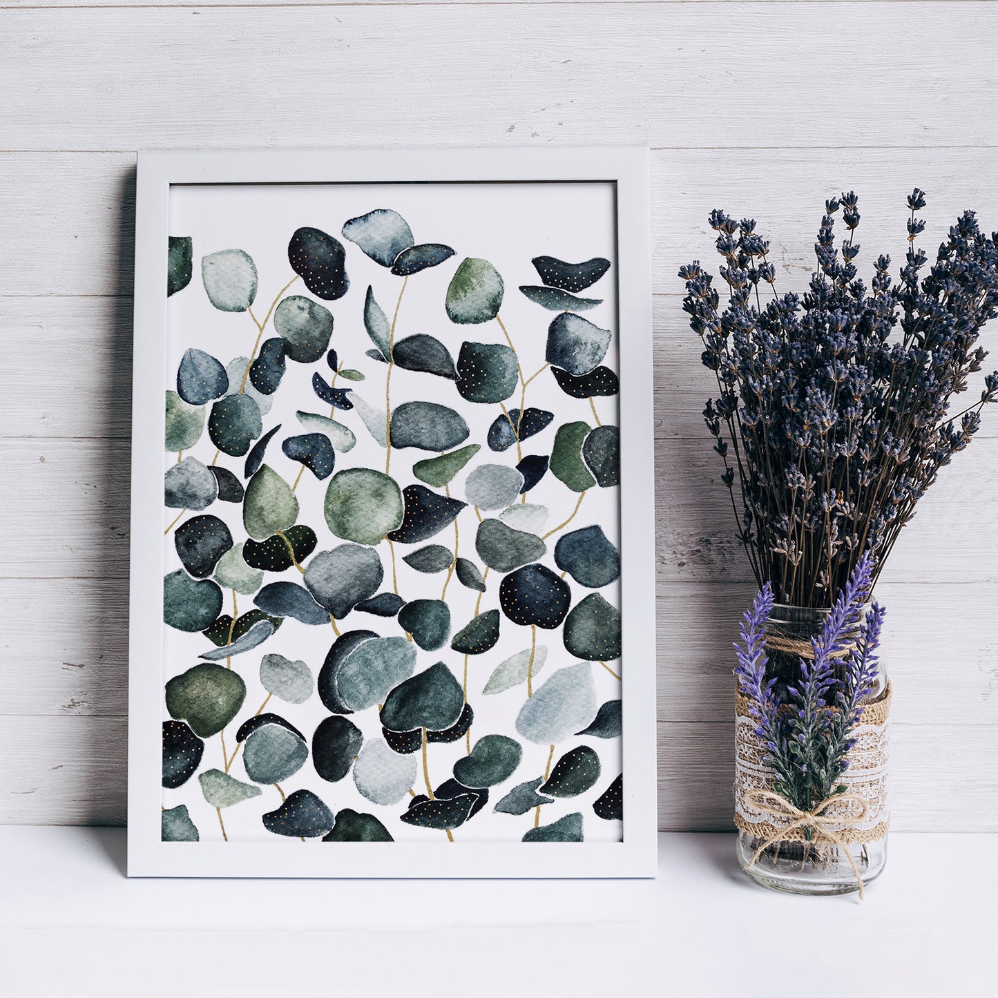 Affiche de plantes Eucalyptus, illustration botanique