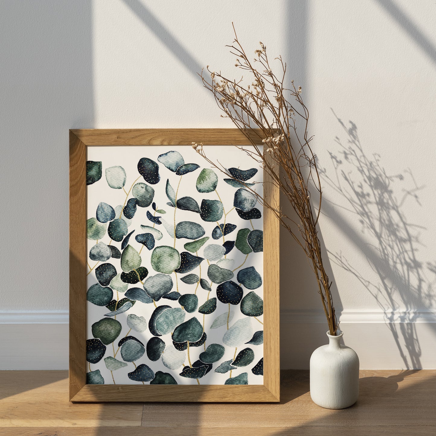 Affiche de plantes Eucalyptus, illustration botanique