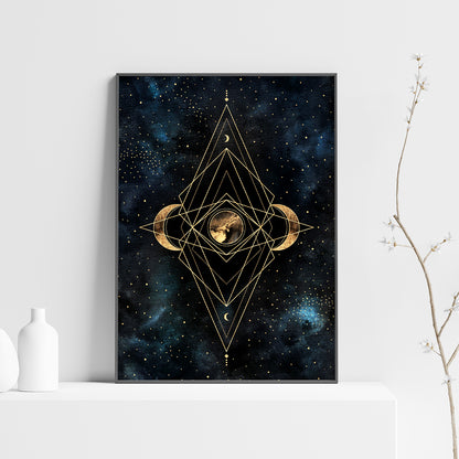 Affiche de Symbole Spirituel LUNAR SPELL