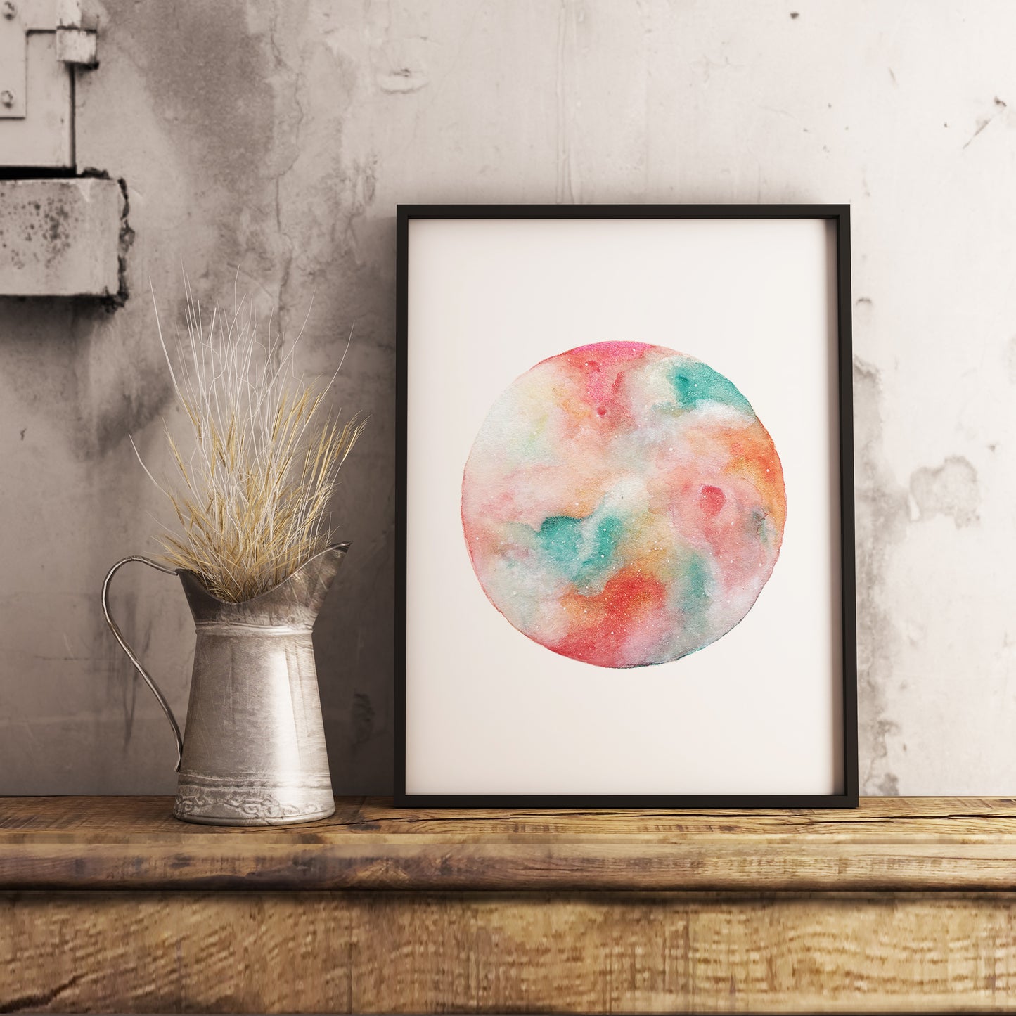 Affiche de Lune "Summer Sorbet", Art Mural Céleste
