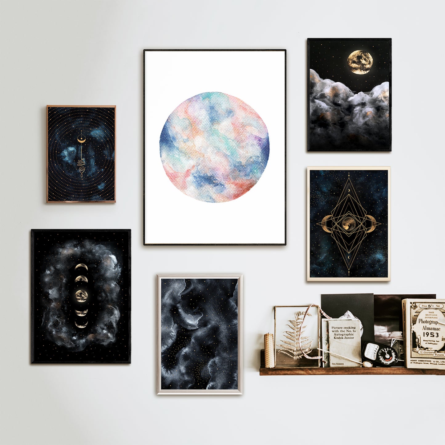 Affiche de Lune "Spring Moon", Art Mural Céleste