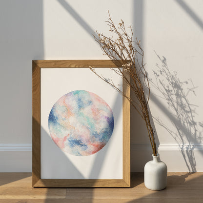 Affiche de Lune "Spring Moon", Art Mural Céleste