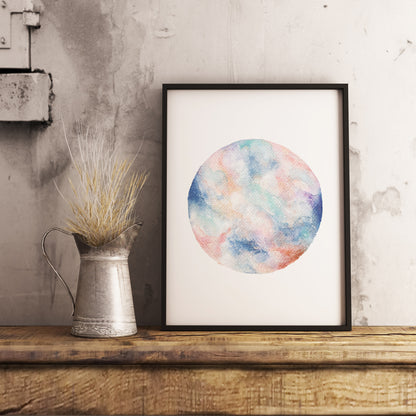 Affiche de Lune "Spring Moon", Art Mural Céleste