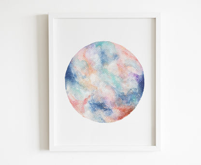 Affiche de Lune "Spring Moon", Art Mural Céleste