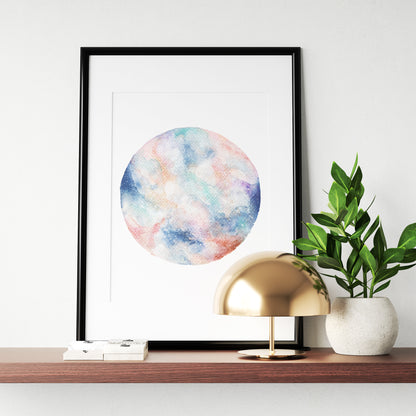 Affiche de Lune "Spring Moon", Art Mural Céleste