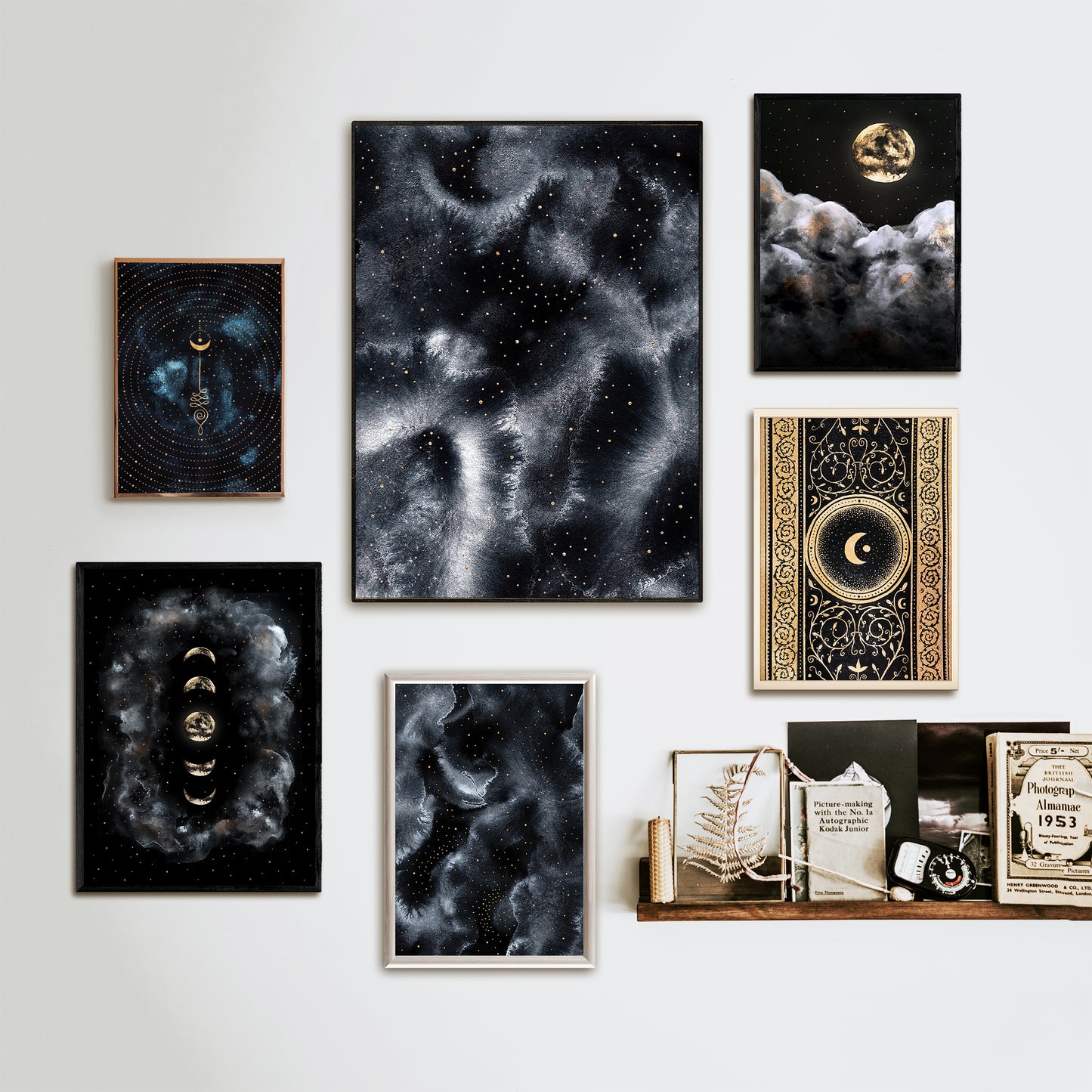 Affiche Céleste, Art abstraite Espace I