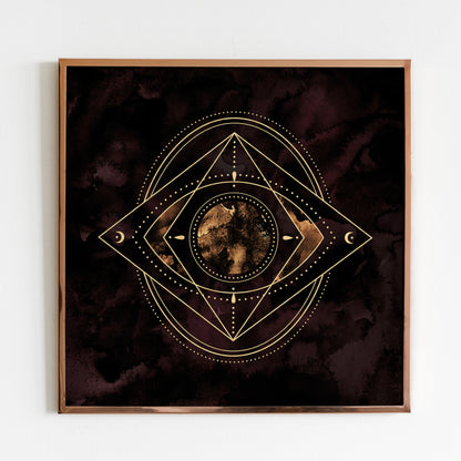 Affiche de Symbole Spirituel "IV"
