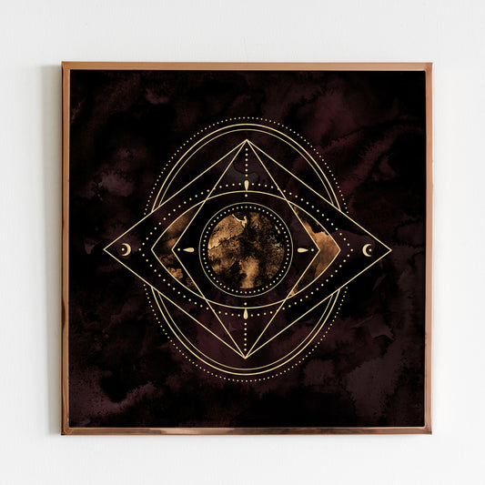 Affiche de Symbole Spirituel "IV"