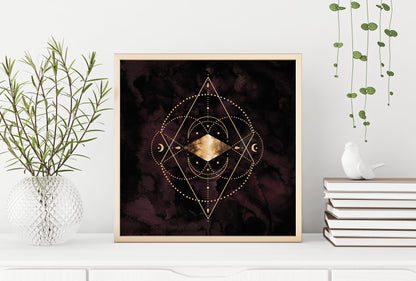 Affiche de Symbole Spirituel "III"