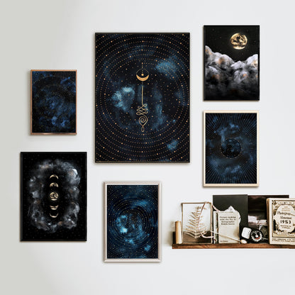 Affiche d'Unalome, Illustration Spirituelle