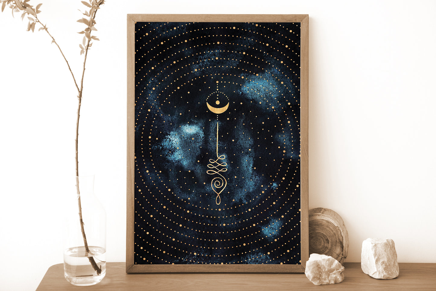 Affiche d'Unalome, Illustration Spirituelle