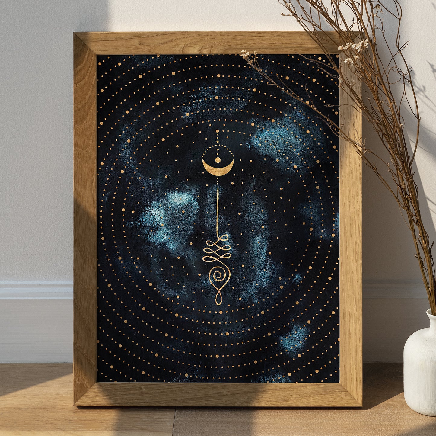 Affiche d'Unalome, Illustration Spirituelle
