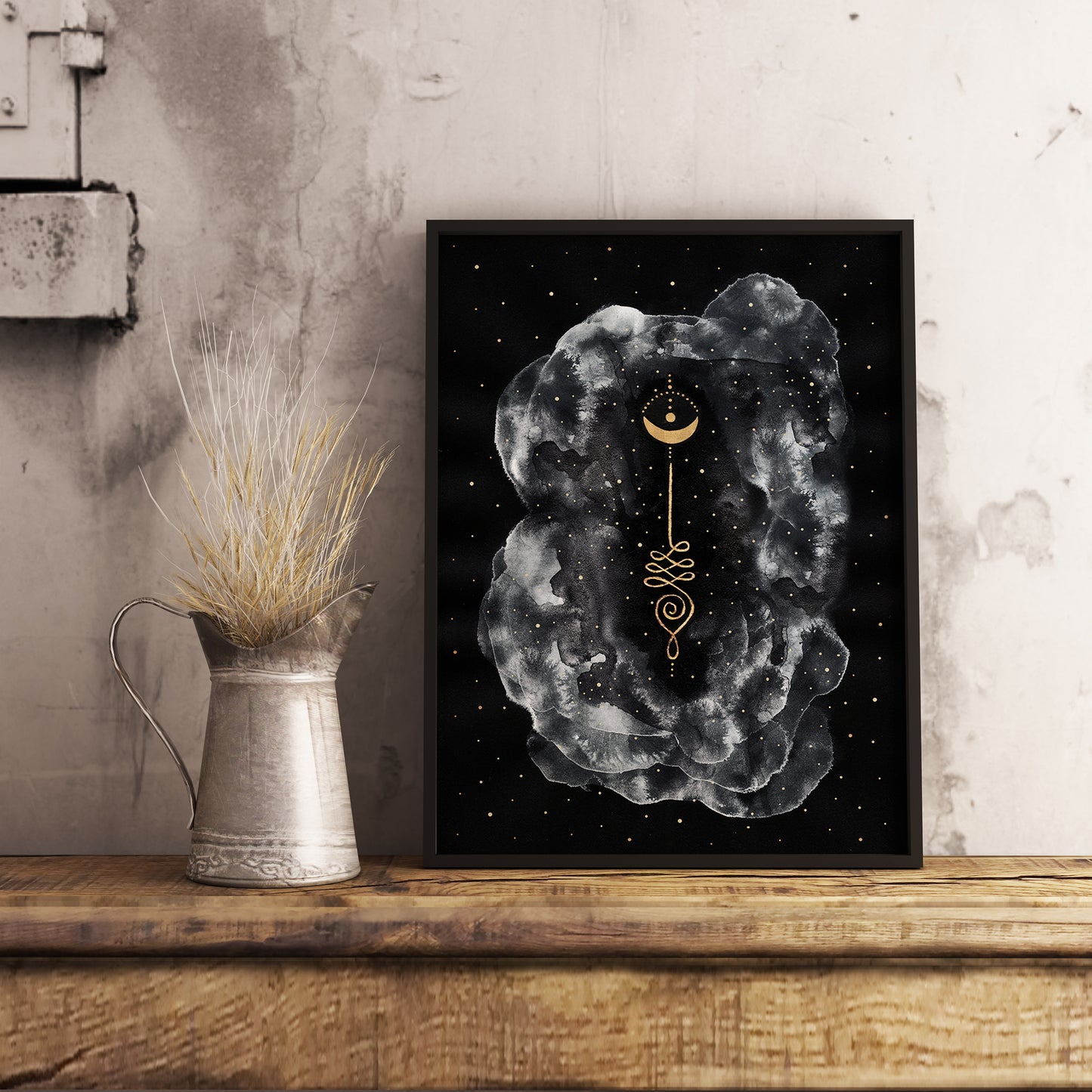 Affiche d'Unalome, Illustration Spirituelle