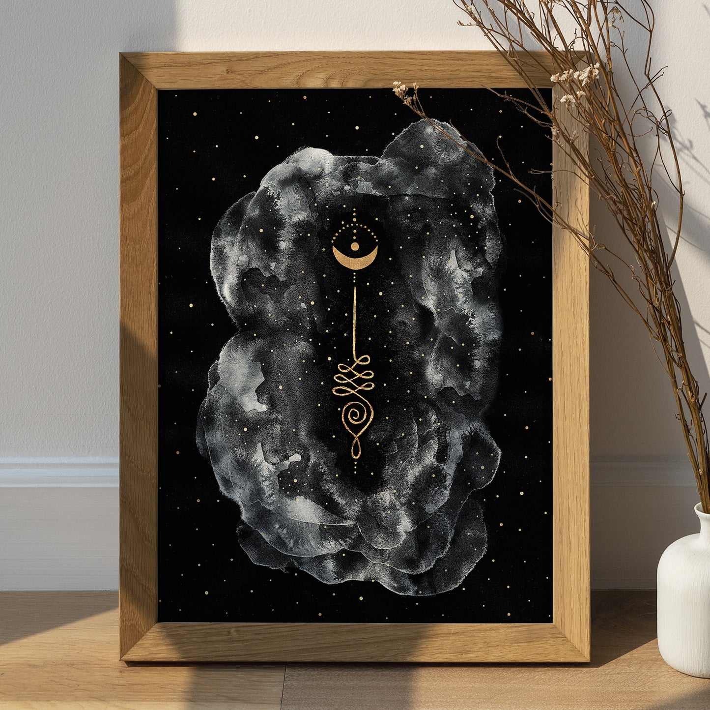 Affiche d'Unalome, Illustration Spirituelle