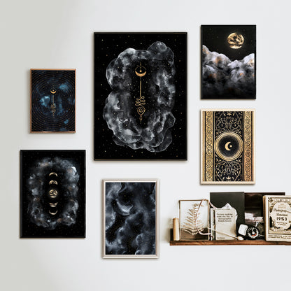 Affiche d'Unalome, Illustration Spirituelle